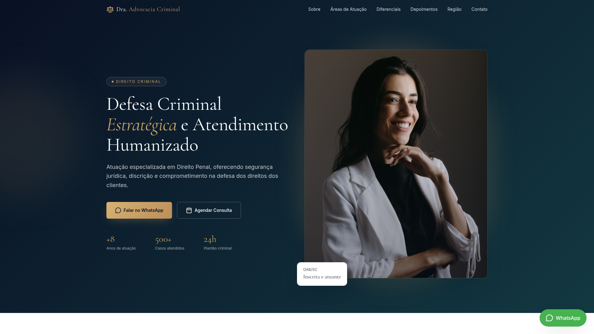 Projeto Dra. Advocacia Criminal