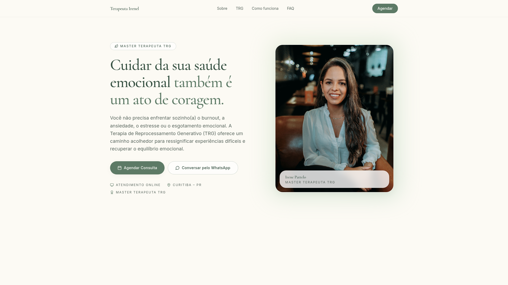Projeto Irene Terapeuta